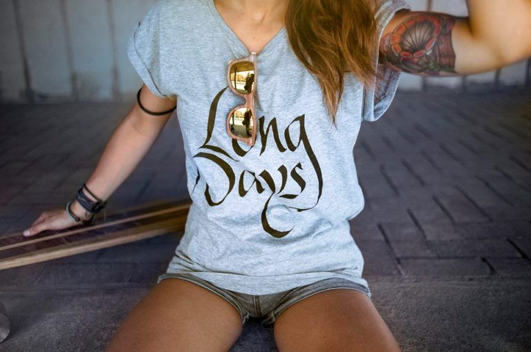 Gafas de madera Regular oro/Long Days/Longboard