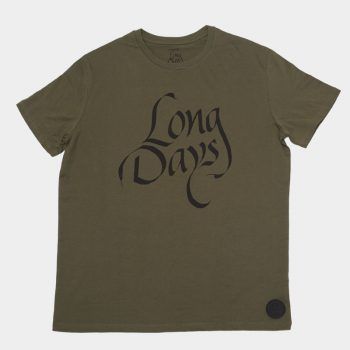 Camiseta Verde militar Armi Black/Long Days/Longboard