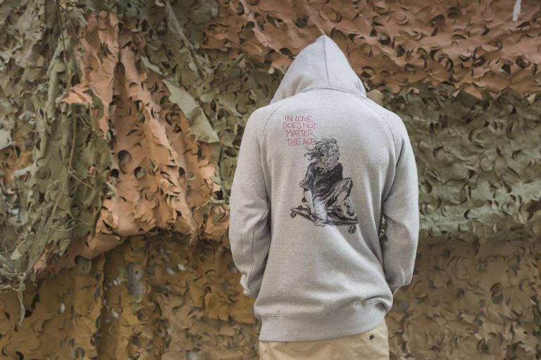 Sudadera Old Boy Capucha trasera/Long Days/Longboard