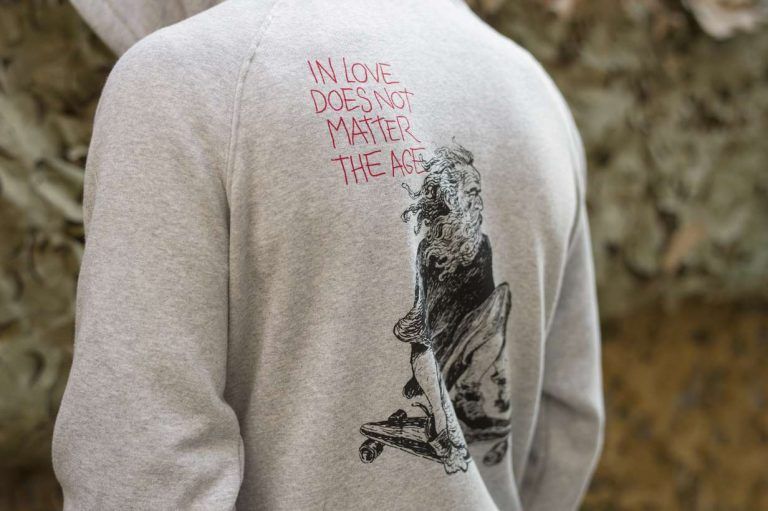 Sudadera Old Boy Capucha trasera/Long Days/Longboard