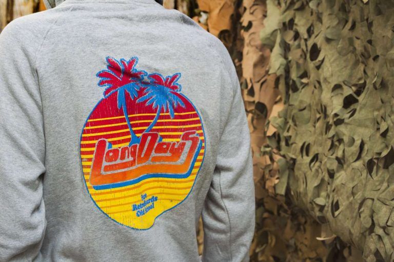 Sudadera unisex con capucha Sunset /Long Days/Longboard