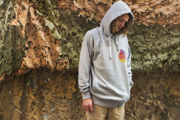 Sudadera unisex con capucha Sunset /Long Days/Longboard