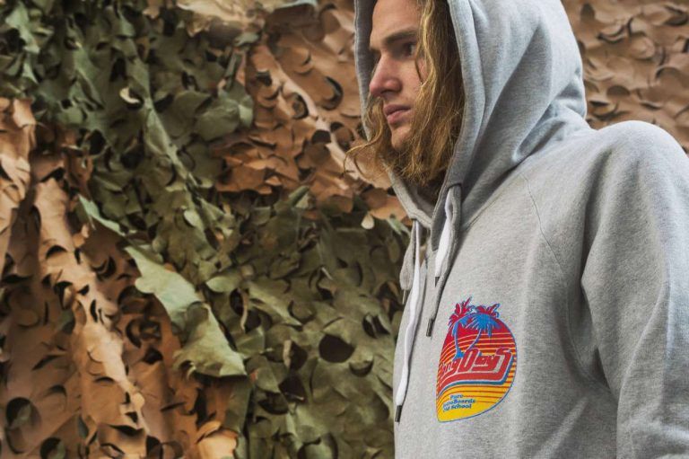 Sudadera unisex con capucha Sunset /Long Days/Longboard