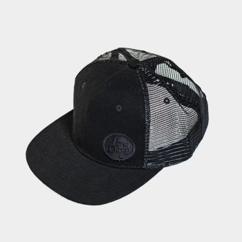 Gorra de visera plana color negra/Long Days/Longboard